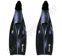 Wave ласты для плавания f-6849, цвет черный,размер 42-44 f-6849 42-44