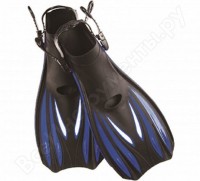 Wave ласты для плавания f-6865, цвет черно-синий,размер 44-48 f-686544-48