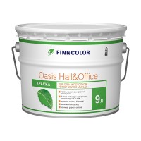Финнколор краска для стен и потолков oasis hall&office 4 база а (9л)
