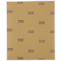 Шлифлист на бумажной основе, p 2000, 230 х 280 мм, 10 шт., водостойкий// matrix
