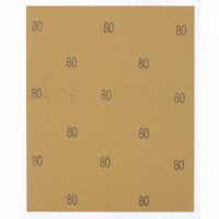 Шлифлист на бумажной основе, p 80, 230 х 280 мм, 10 шт., водостойкий// matrix