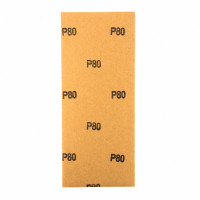 Шлифлист на бумажной основе, p 80, 115 х 280 мм, 5 шт, водостойкий// matrix