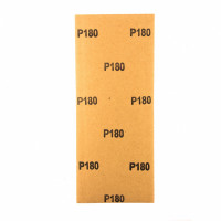 Шлифлист на бумажной основе, p 180, 115 х 280 мм, 5 шт, водостойкий// matrix