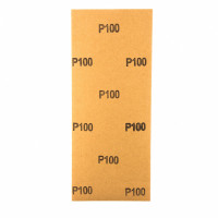 Шлифлист на бумажной основе, p 100, 115 х 280 мм, 5 шт, водостойкий// matrix