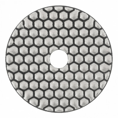 Алмазный гибкий шлифовальный круг, 100 мм, p 400, сухое шлифование, 5шт.// matrix