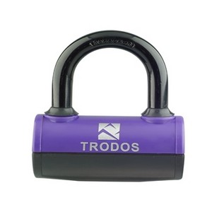 Замок навесной trodos bm-085-blister (фиолетовый) всепогодный