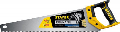 Stayer cobra 3d, 450 мм, универсальная ножовка, professional (1512-45)