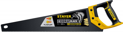 Stayer cobra black, 450 мм, универсальная ножовка, professional (2-15081-45)