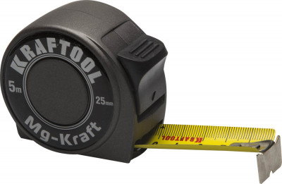 Kraftool mg-kraft 5м / 25мм ударопрочная профессиональная рулетка в металлическом корпусе
