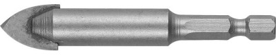 ЗУБР 14 мм, 2х кромка, hex 1/4, сверло по стеклу и кафелю (29840-14)