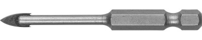 ЗУБР 4 мм, 2х кромка, hex 1/4, сверло по стеклу и кафелю (29840-04)