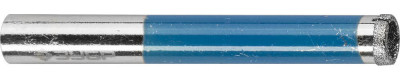ЗУБР d 6 мм, р100, цилиндрический хвостовик, алмазное трубчатое сверло для дрели, профессионал (29860-06)