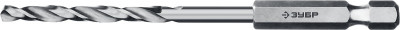ЗУБР проф-а, 4.0 х 93 мм, сталь р6м5, класс а, шестигранный хвостовик, сверло по металлу, профессионал (29623-4)