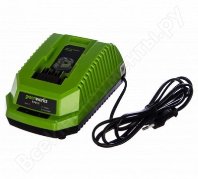 Greenworks зарядное устройство g40c, 40v 2904607