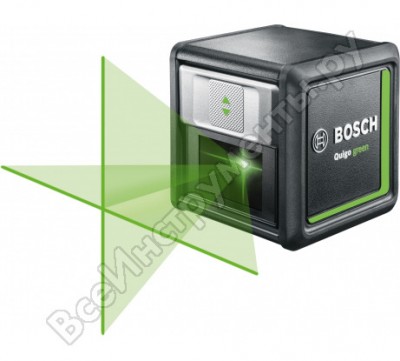 Bosch лазерный нивелир quigo green + штатив 0603663c01