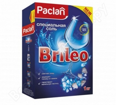 Paclan специальная соль для посудомоченых машин, 1 кг ра.020012