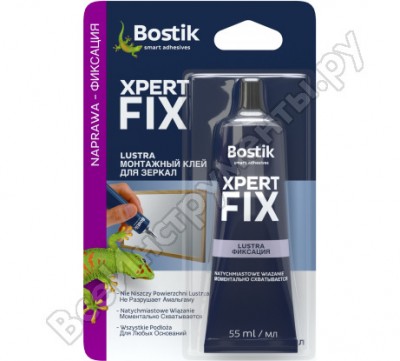 Bostik xpert fix монтажный клей для зеркал 55мл 30611878