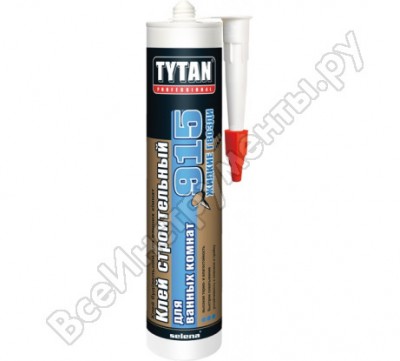 Tytan professional клей строительный №915 для ванных комнат, белый 0,440кг 23349