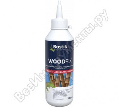 Bostik wood fix столярный клей для дерева 500мл 30611893