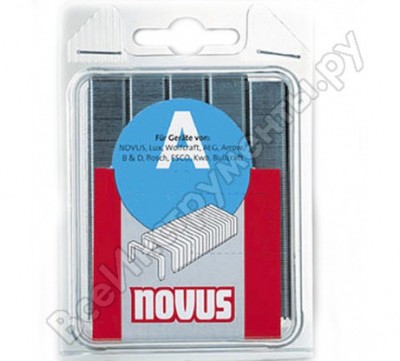 Novus скобы тонкие супертвердые 1000 шт. для степлера,0,75x11,3x18 мм; 53/18 s 042-0360