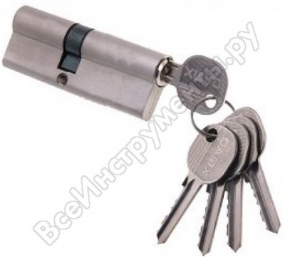 Damx цил. мех. простой ключ-ключ n55/35mm sn матовый никель 00000001802