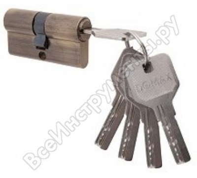 Damx цил. мех. простой ключ-ключ n80mm ab бронза 00000001799