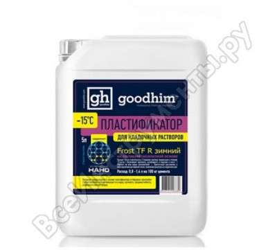 Goodhim пластификатор для кладочных растворов frost tf r зимний - 1л 44062