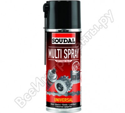Soudal multi spray - многофункциональная смазка , 400 мл. 134155