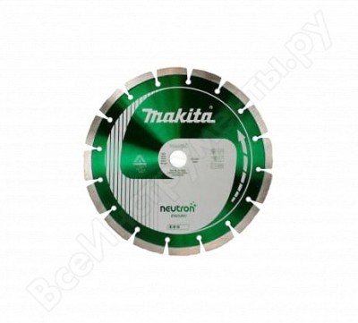 Makita диск алмазный сегментный neutron rapide, ф300x20мм, b-13633