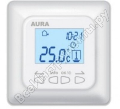 Aura терморегулятор ltc 730 белый