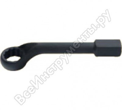 Force силовой накидной ключ 55 мм с изгибом, 4-ти гр ручка 79455