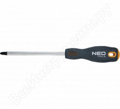 Neo tools отвертка крестовая ph2x100 мм, s2 04-024