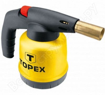 Topex лампа паяльная газовая на картриджи 190 г 44e142