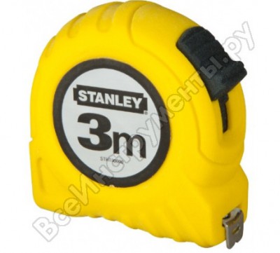 Stanley рулетка stanley 3m без упак. 1-30-487