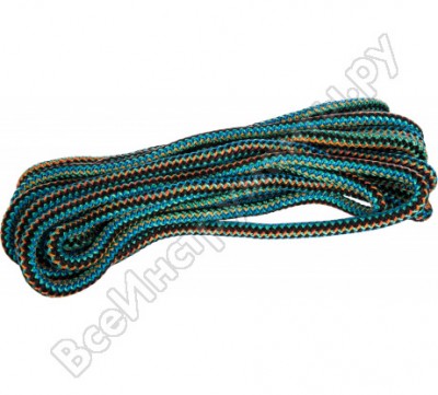 Tech-krep шнур вязаный пп 12 мм с серд., универс., цветной, 10 м 139959