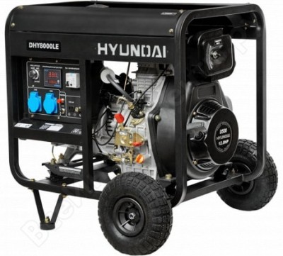 Hyundai дизельный генератор dhy8000le