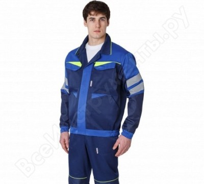 Факел куртка укороченная мужская profline base, т.синий/васильковый /52-54; 170-176/ 87468773.005