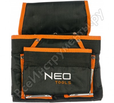 Neo tools карман для инструмента, 8 гнезд, металлические петли 84-334