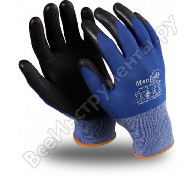 Manipula specialist перчатки юнит-500, /tnf-98/, нейлон / нитрил nft 7 пер 710/ 7