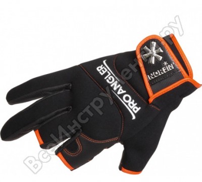 Norfin перчатки pro angler 3 cut gloves 02 р.m 703059-m 703059-m