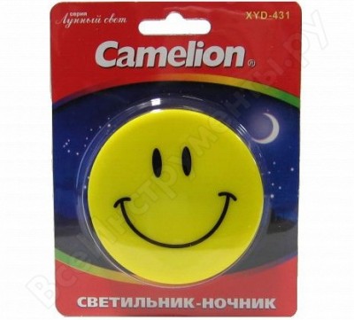 Camelion xyd-431 ночник улыбка, 220v, 1w 7045