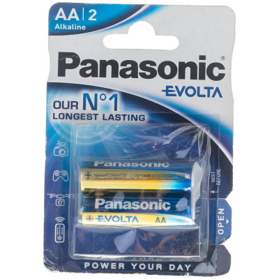 Батарейка Panasonic Evolta LR6 AA 1.5В бл/2 щелочная 5410853044758