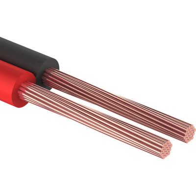 Proconnect кабель акустический, 2x0.50 кв. мм, красно-черный, 100 м. 01-6103-6 01-6103-6