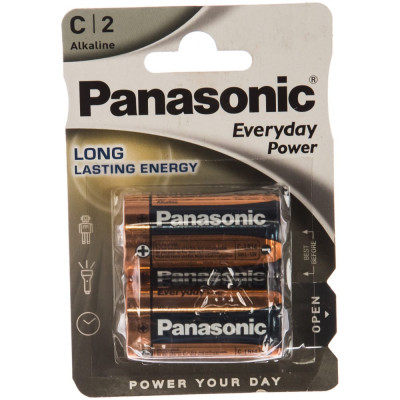 Батарейка Panasonic Everyday Power Standard LR14 C 1.5В бл/2 щелочная 5410853024682