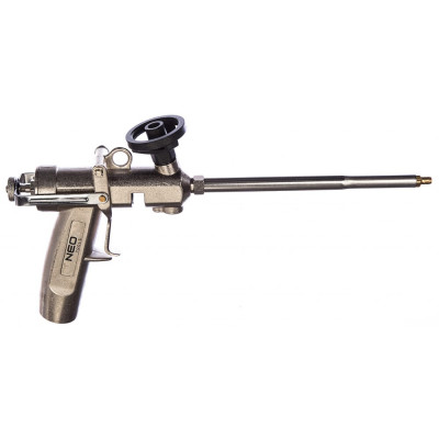 Neo tools пистолет для монтажной пены с латунной головкой 61-011