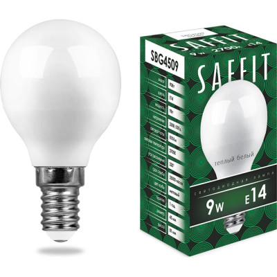 Светодиодная лампа SAFFIT SBG4509 55080