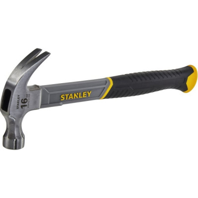 Stanley молоток с гвоздодером fiberglass 450г. stht0-51309