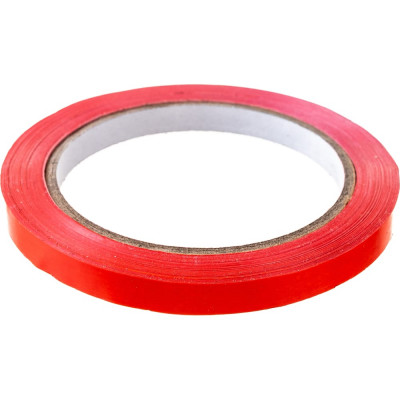 Folsen упаковочная лента pvc 9мм x 66м красная, 54мк 0777090