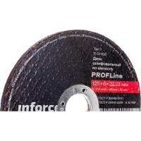 Inforce диск шлифовальный прямой по металлу 125x22x6 мм 11-01-108