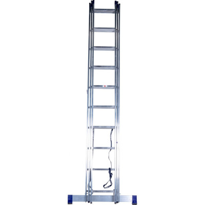 Универсальная алюминиевая трехсекционная лестница Алюмет Серия H3 5310